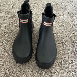 Hunter short rain boots